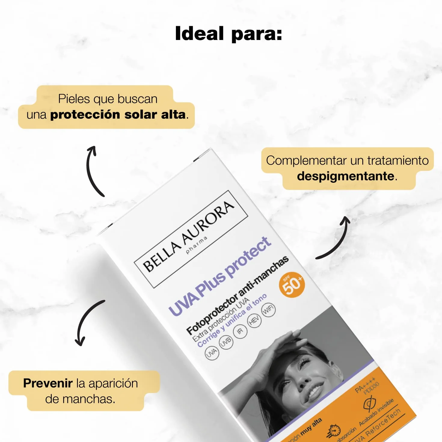 BELLA AURORA UVA Plus Protect écran solaire anti-taches SPF50+