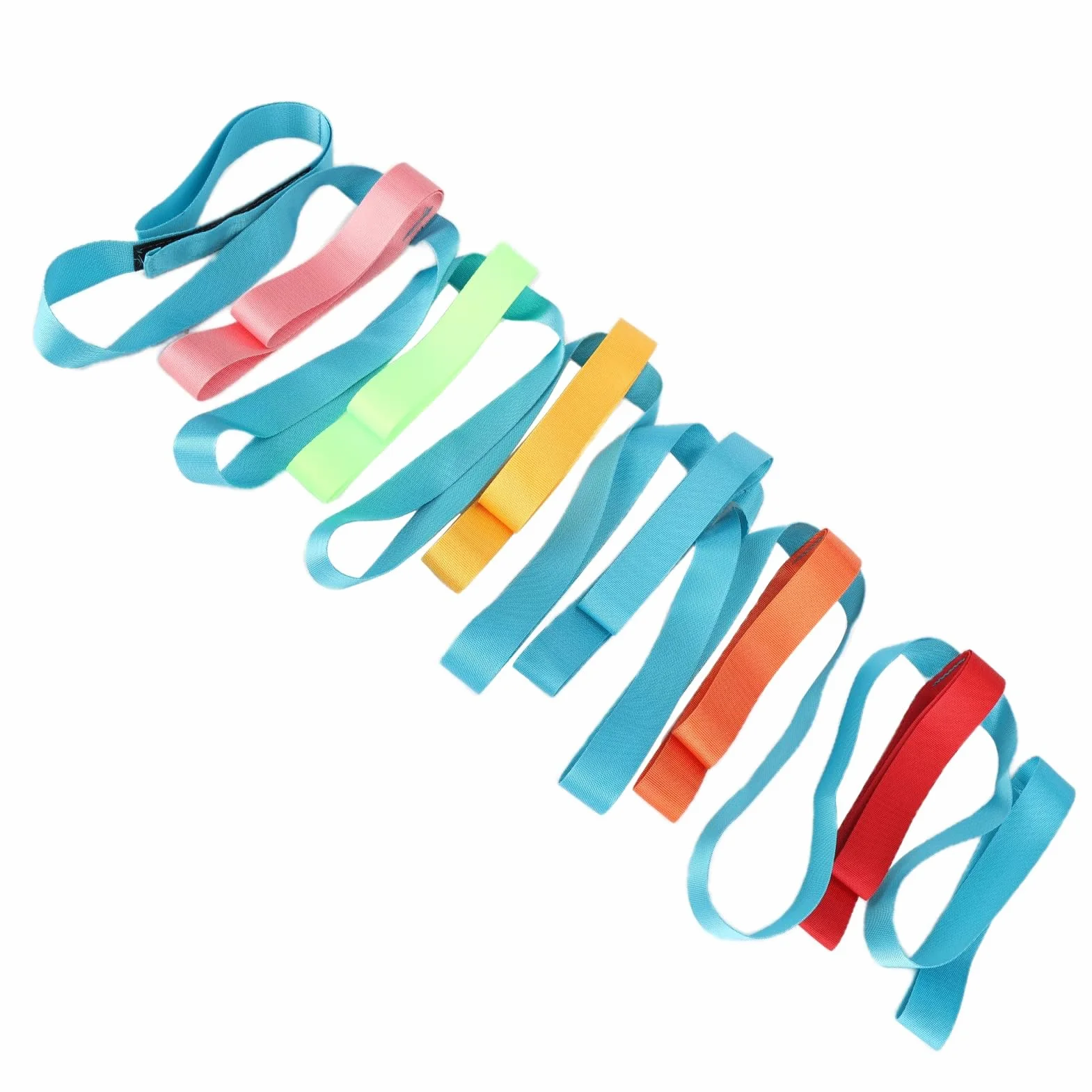Corde de Marche Enfants, Laisses Anti-perte Poignées Colorées, Harnais Enfant Promenade 368cm