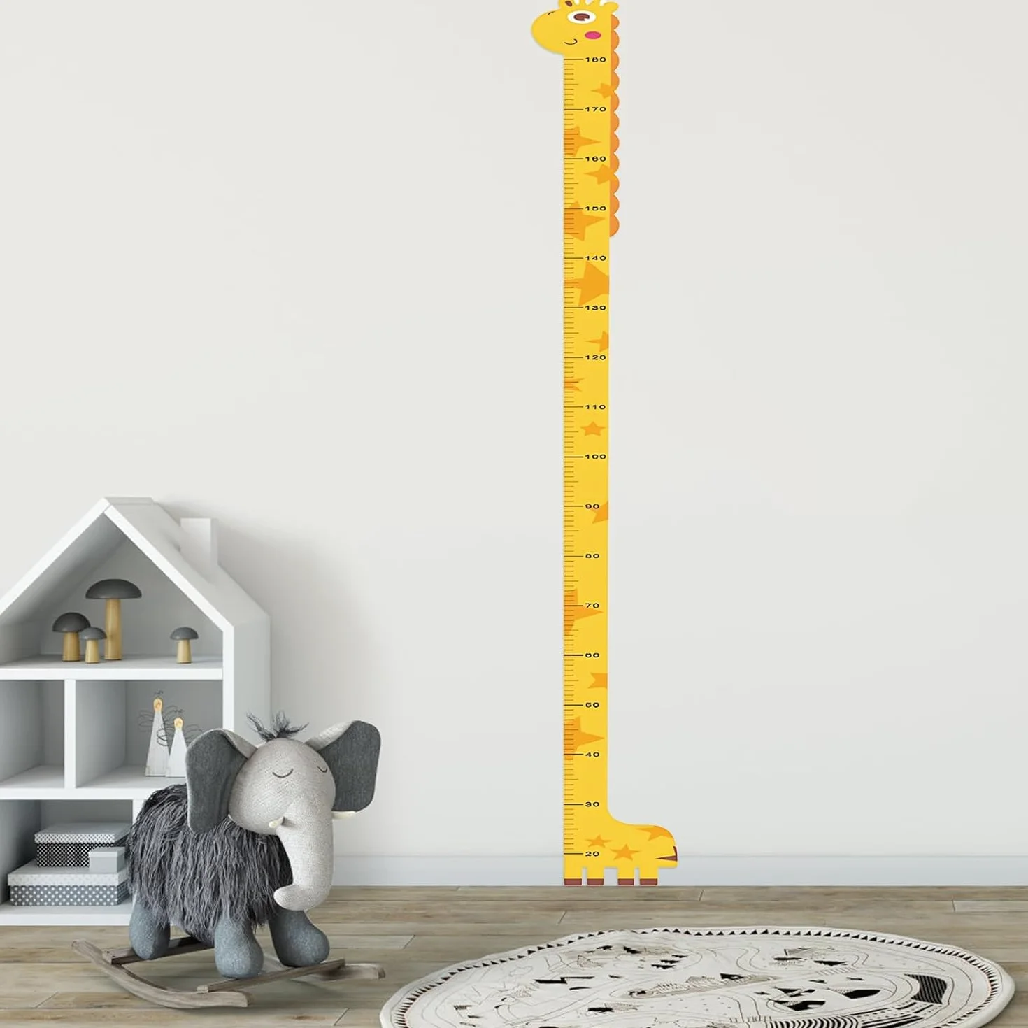 Volumoon Toise de Hauteur pour Enfants, Tableau de Croissance, Règle de Mesure Décoration Salle