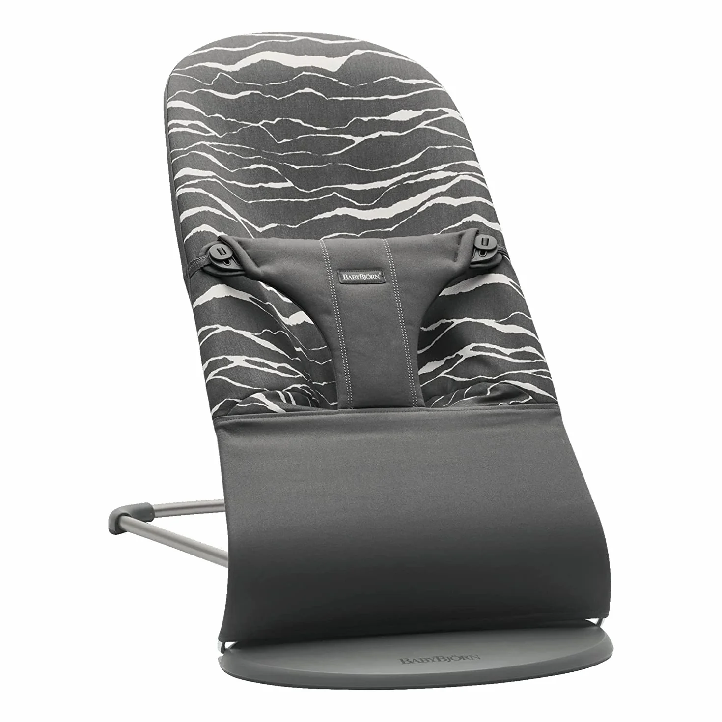 BABYBJÖRN Transat Bliss Cadre gris foncé Coton Gris anthracite Imprimé paysage