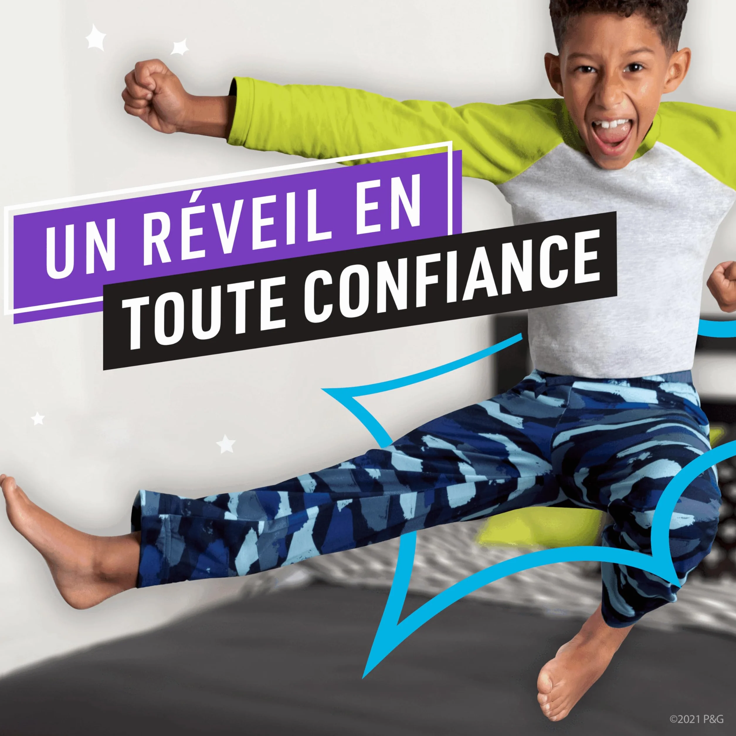 Pampers Ninjamas Pyjama Pants Garçon 60 Sous-Vêtements de nuit Absorbants 4-7 Ans 17-30kg Protection Maximale Contre Les Fuites