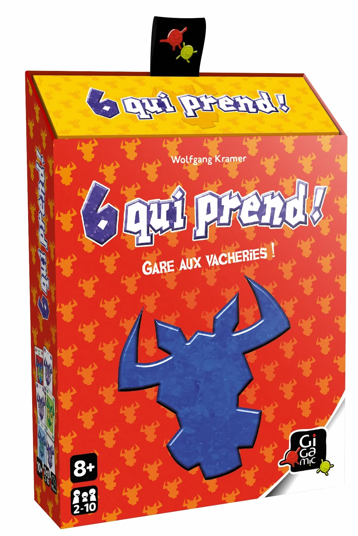 GIGAMIC 6 Qui Prend ! Jeu de société cartes dès 8 ans famille amis 2-10 joueurs 45 min Version Française