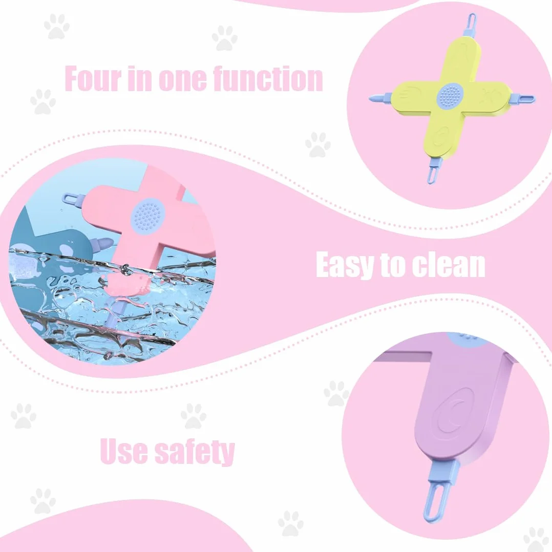 IKOPFLN Pincettes de nettoyage du nez 4 pièces 4-en-1 tête ronde