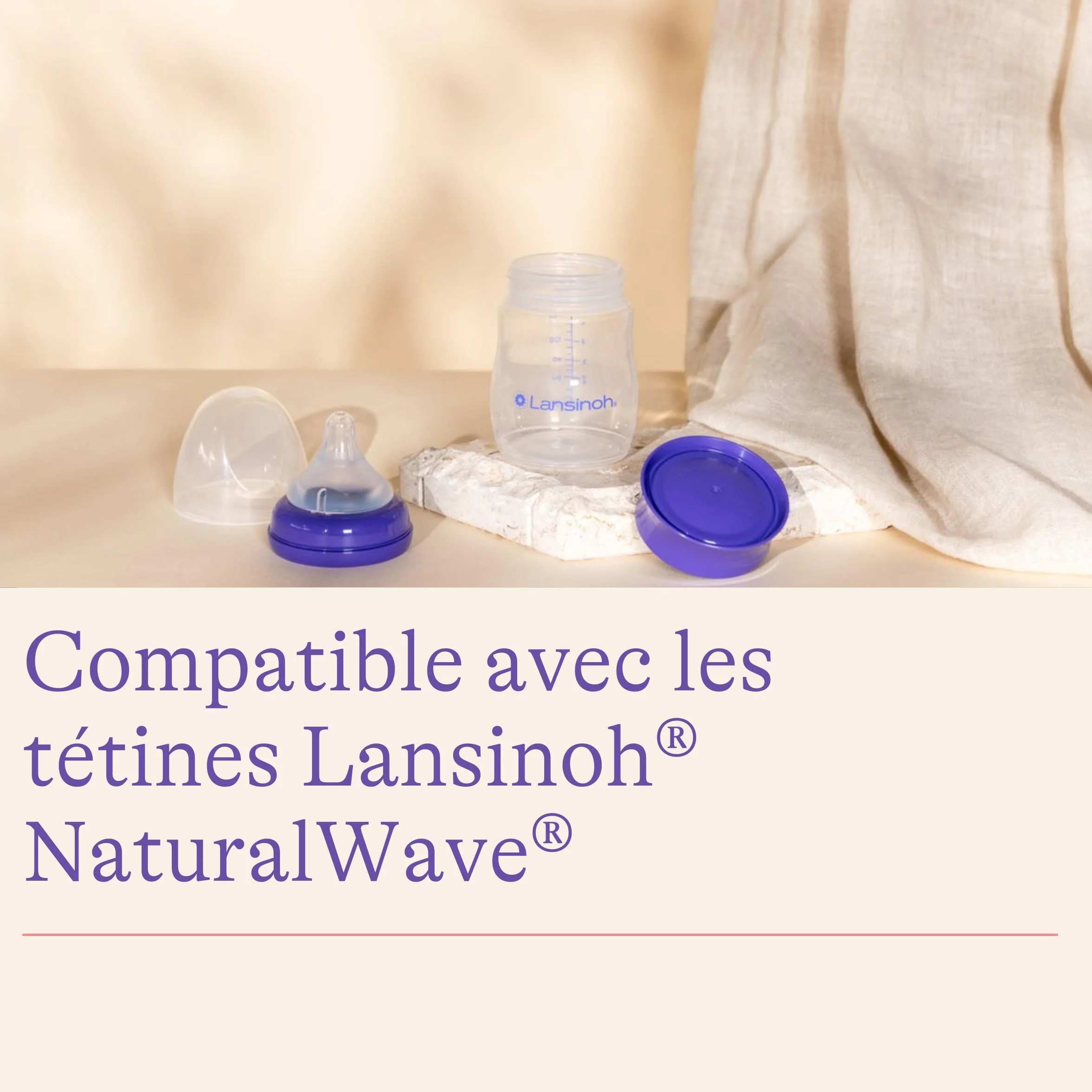 Lansinoh 4x160 Ml Pots de conservation du lait maternel