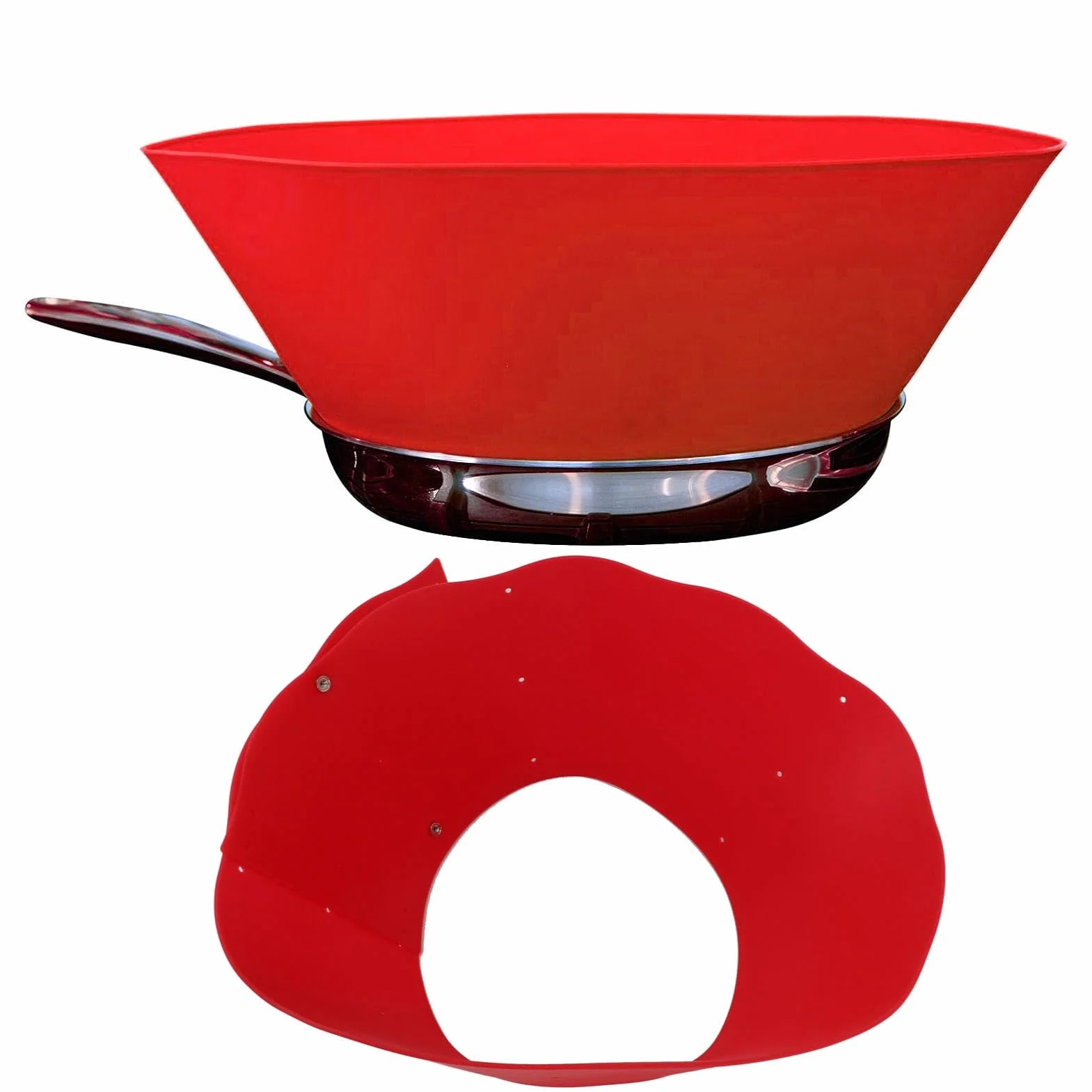Frywall Pare-Feu Anti-éclaboussures En Silicone Poêle à Frire Réglable Cuisine