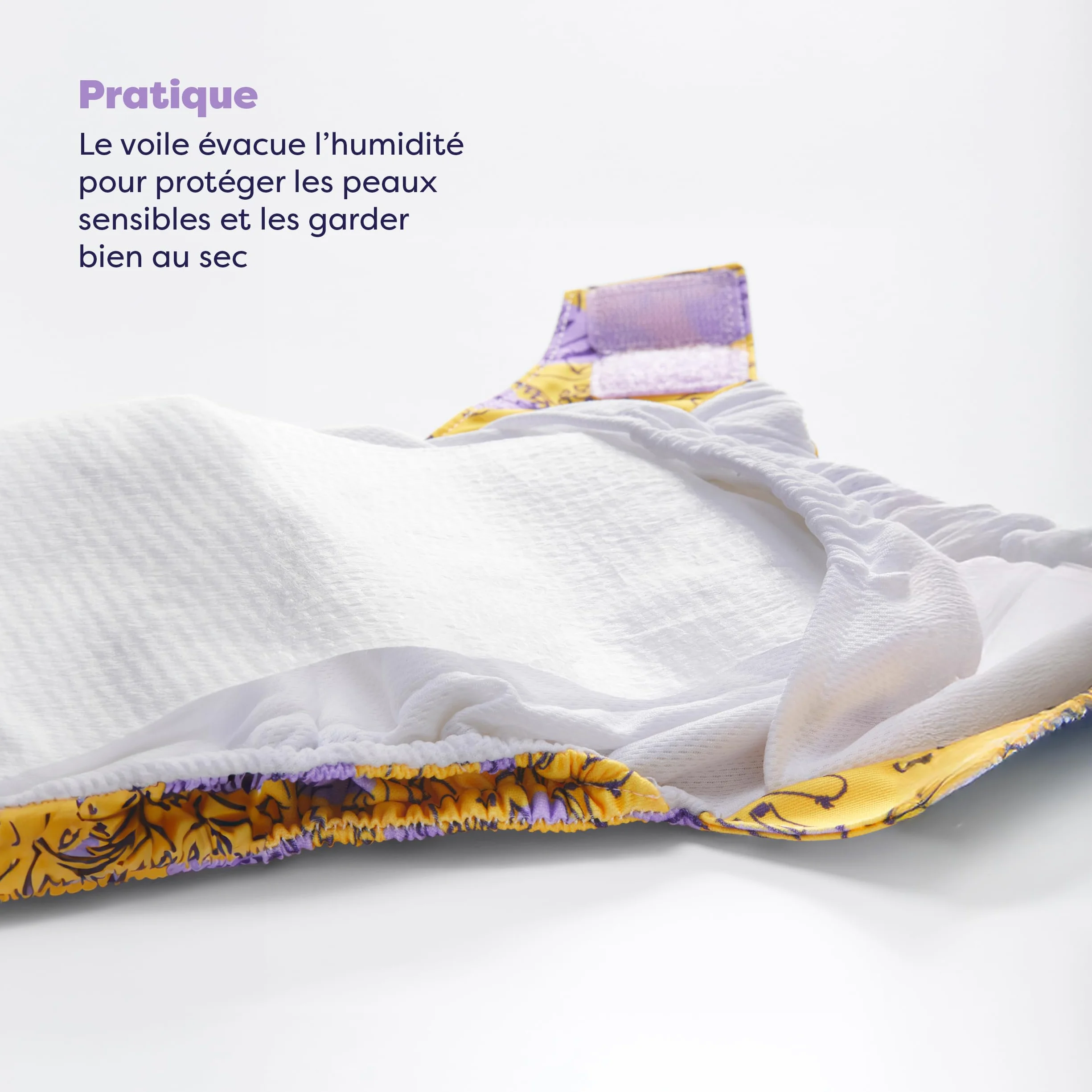 Bambino Mio Voiles de protection ultra doux matières végétales 100% renouvelables 16cm x 29cm 100 Voiles paquet de 4