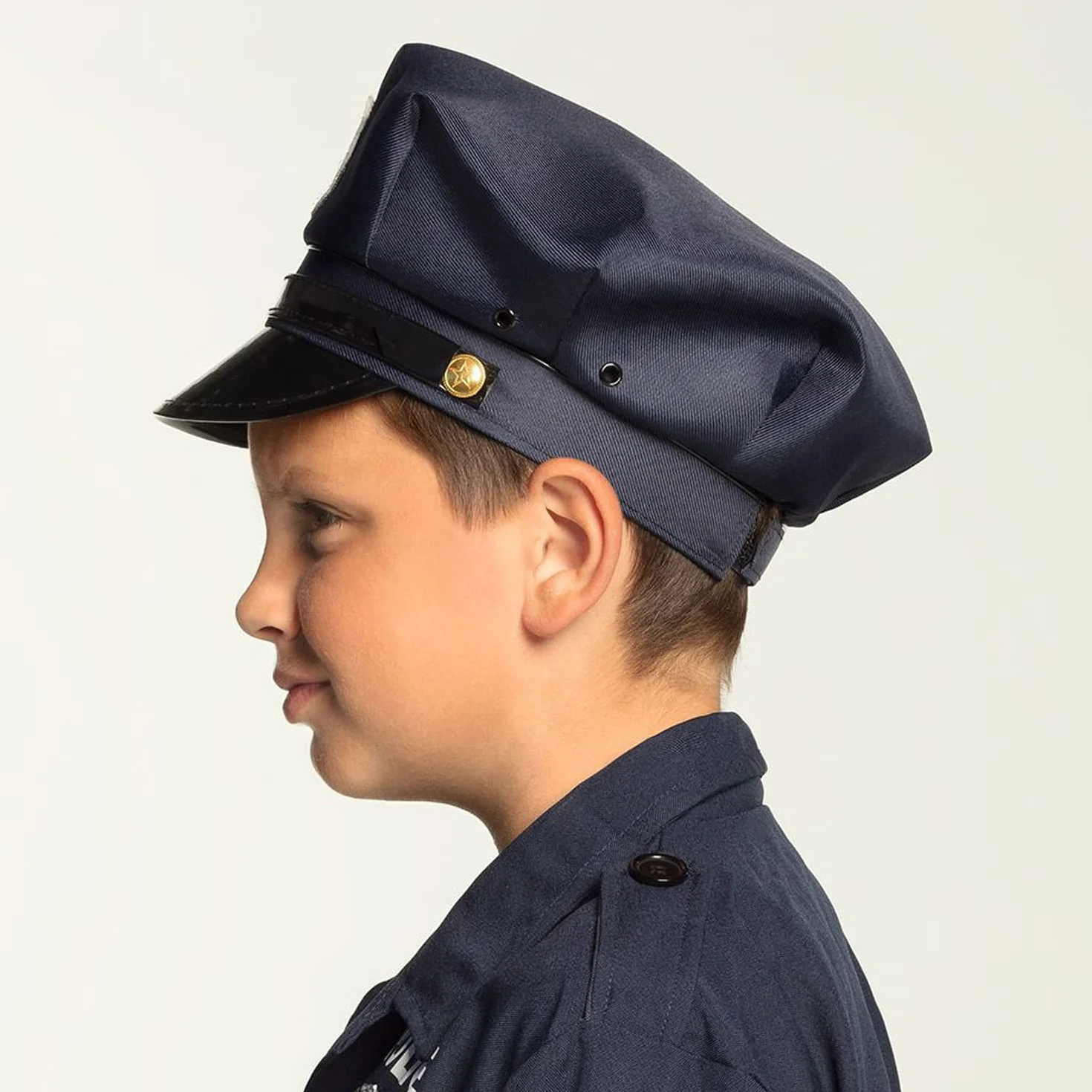 Boland Bonnet de policier pour enfant - Chapeau de police - Accessoire de costume Carnaval