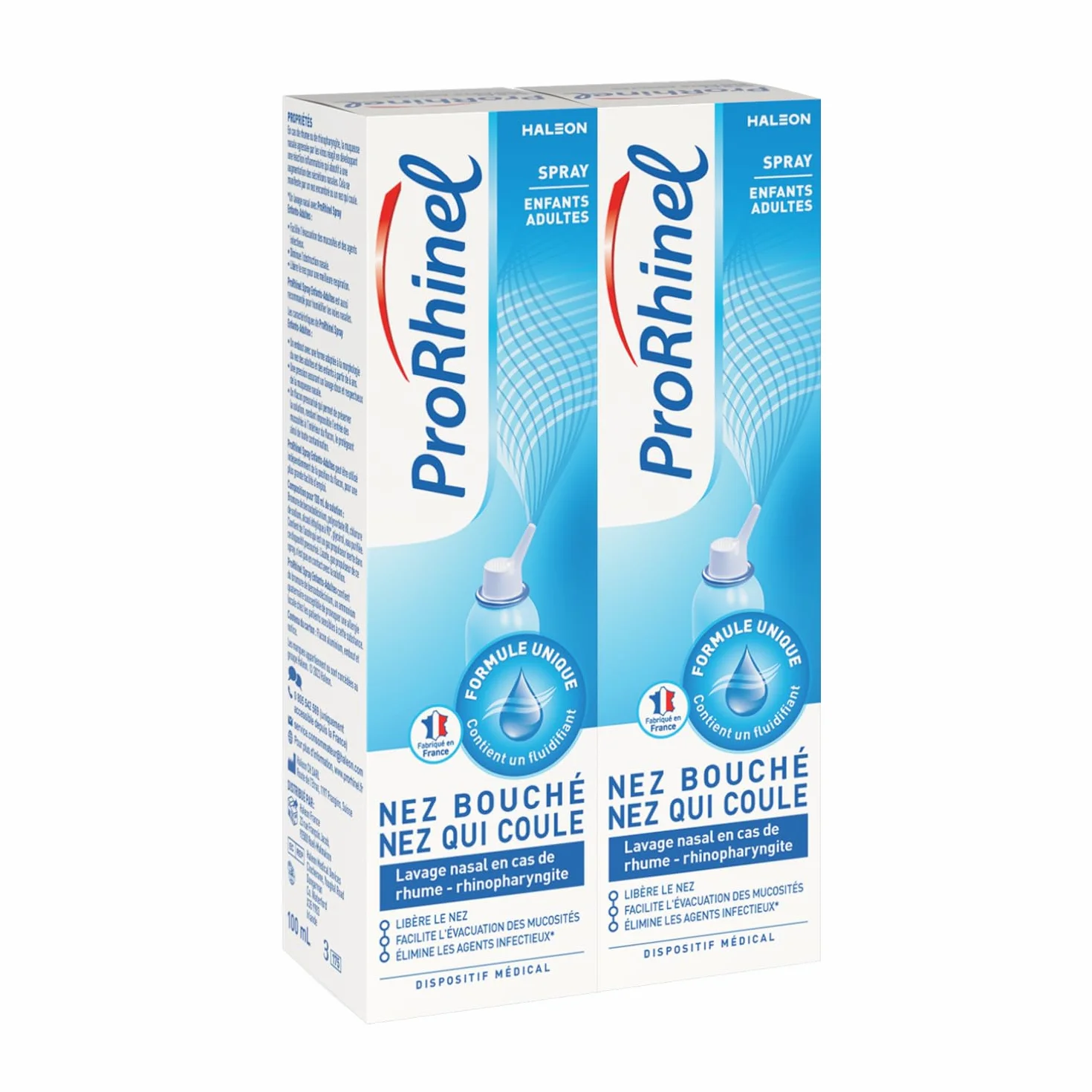 Prorhinel spray nasale adultes 2x100ml