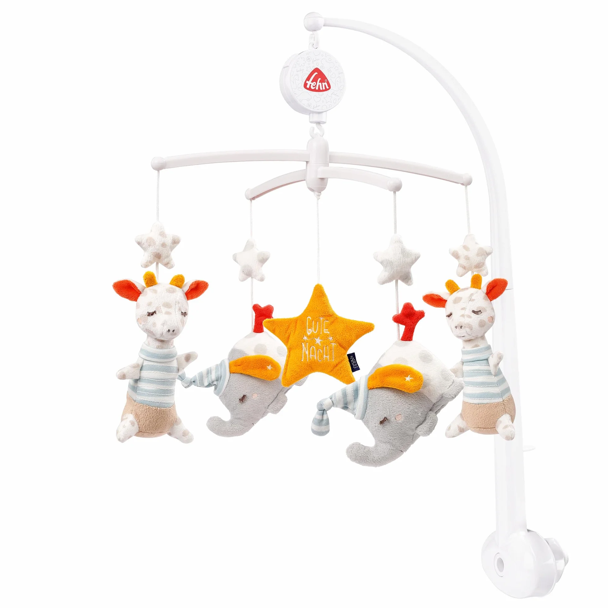 Fehn Mobile musical Gute Nacht - Mobile à remonter avec mélodie pour bébé 0-5 mois